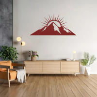 Sunrise Mountain Range Metal Art - Image 5