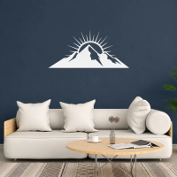 Sunrise Mountain Range Metal Art - Image 7