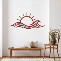 Sunset in Waves Metal Art - Image 5