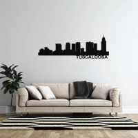 TUSCALOOSA Skyline - Metal Wall Art