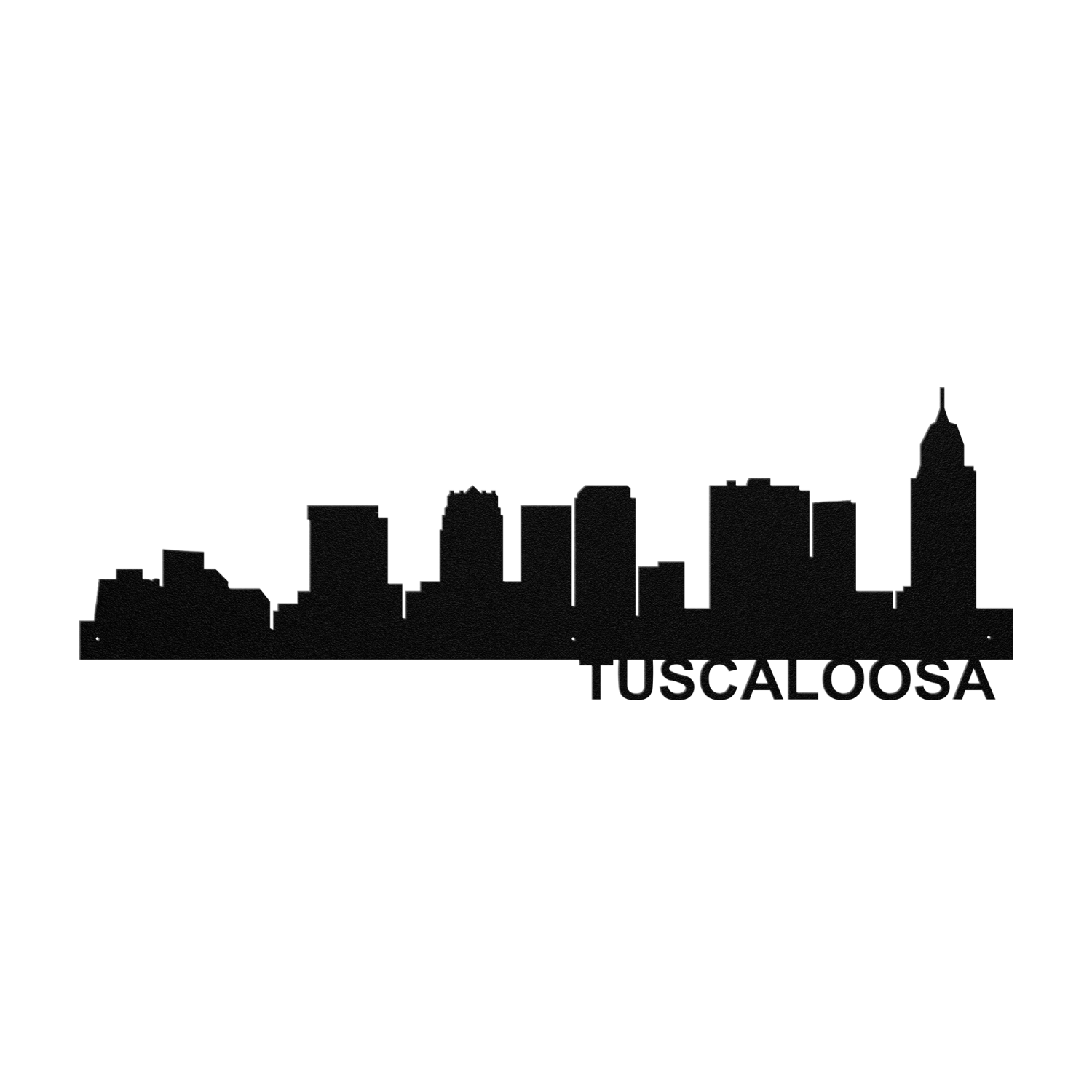 TUSCALOOSA Skyline - Metal Wall Art