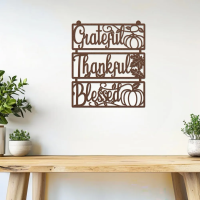 Thankful Grateful Blessed Wall Art - Image 4