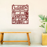 Thankful Grateful Blessed Wall Art - Image 5