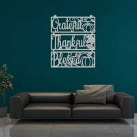 Thankful Grateful Blessed Wall Art - Image 6