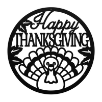 Thanksgiving Blessings Metal Art