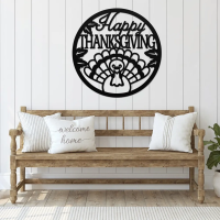 Thanksgiving Blessings Metal Art