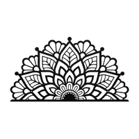 Timeless Serenity Mandala Metal Wall Art