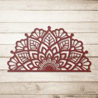 Timeless Serenity Mandala Metal Wall Art - Image 5