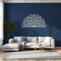Timeless Serenity Mandala Metal Wall Art - Image 6
