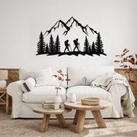 Trekking Mountain Adventure Wall Art