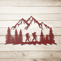 Trekking Mountain Adventure Wall Art - Image 5