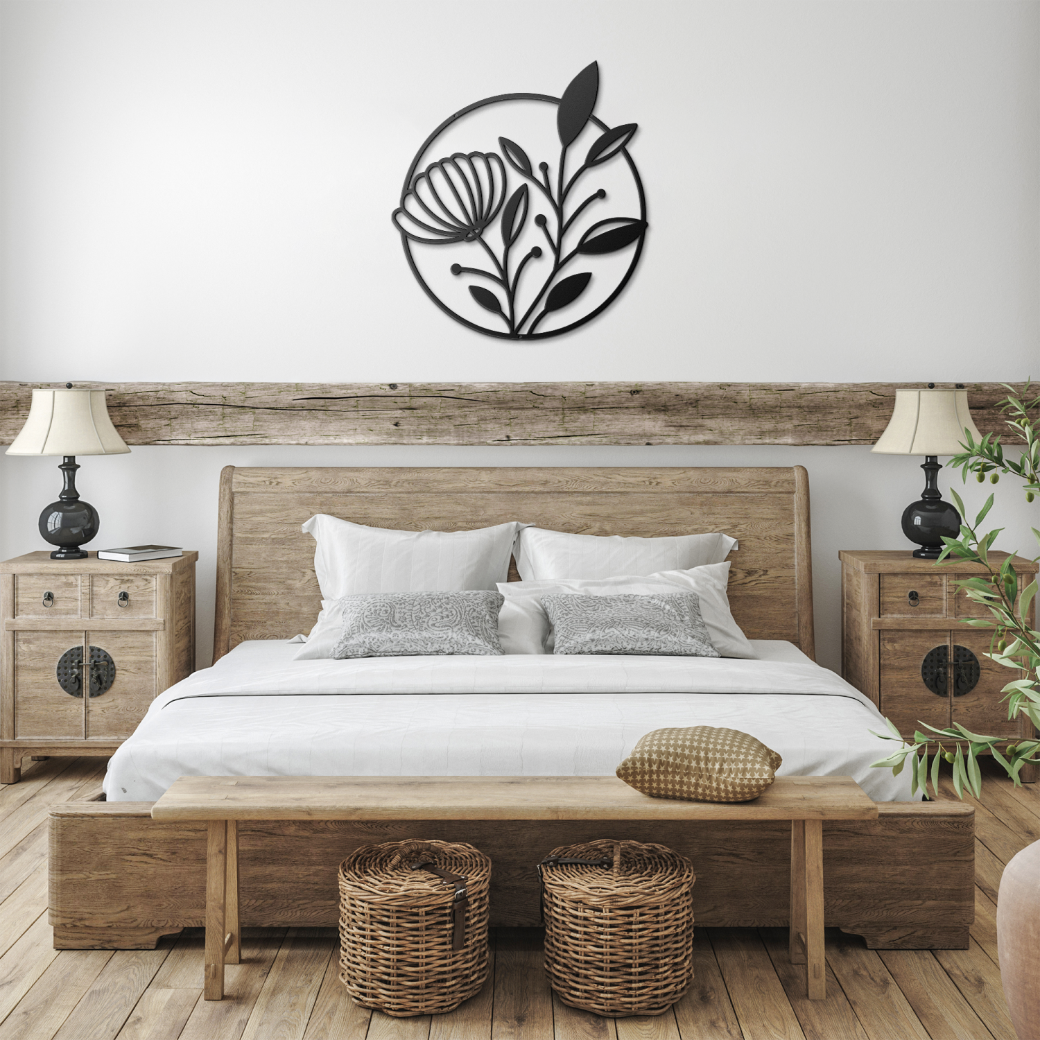Vintage Floral Vine Wall Art - Image 3