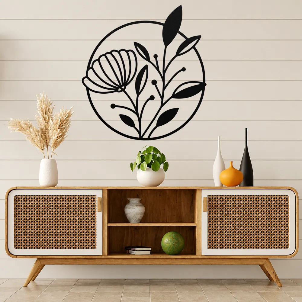 Vintage Floral Vine Wall Art - Image 1