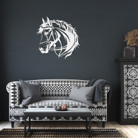 Vintage Horse Head Steel Art - Image 6