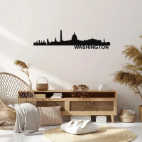 Washington Skyline - Metal Wall Art