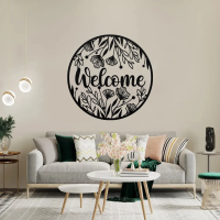 Welcome Art Door Metal Art - Image 2