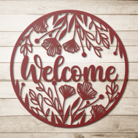 Welcome Art  Door Metal Art - Image 5