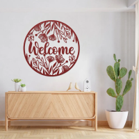Welcome Art Door Metal Art - Image 5