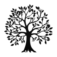 Whispering Leaves Tree Metal Art