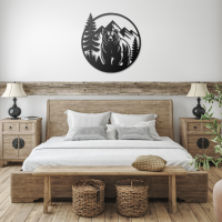 Wild Bear Jungle Metal Artwork - Image 3