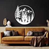 Wild Bear Jungle Metal Artwork - Image 7