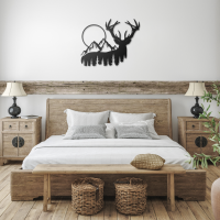 Wilderness Deer Mountain Wall Art - Image 3