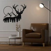 Wilderness Deer Mountain Wall Art - Image 3