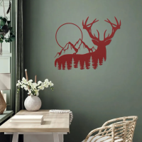 Wilderness Deer Mountain Wall Art - Image 5