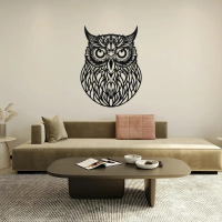 Wise Owl Steel Wall Art