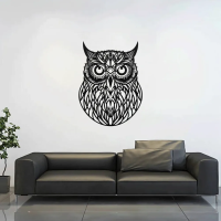 Wise Owl Steel Wall Art - Image 2