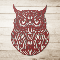 Wise Owl Steel Wall Art - Image 5