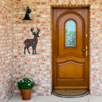 Woodland Deer Mandala Wall Art - Image 2