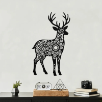 Woodland Deer Mandala Wall Art