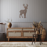 Woodland Deer Mandala Wall Art - Image 8