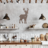 Woodland Deer Mandala Wall Art - Image 7