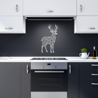 Woodland Deer Mandala Wall Art - Image 10