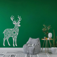 Woodland Deer Mandala Wall Art - Image 5