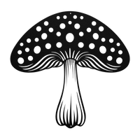 Woodland Mushroom Metal Art