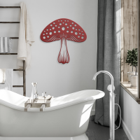 Woodland Mushroom Metal Art - Image 4