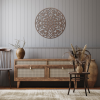 Elegant Round Mandala Metal Wall Art - Image 13