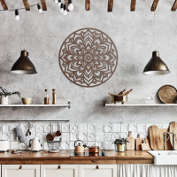 Elegant Round Mandala Metal Wall Art - Image 12