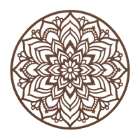 Elegant Round Mandala Metal Wall Art - Image 15
