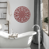 Elegant Round Mandala Metal Wall Art - Image 7