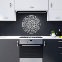 Elegant Round Mandala Metal Wall Art - Image 10