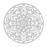 Elegant Round Mandala Metal Wall Art - Image 11